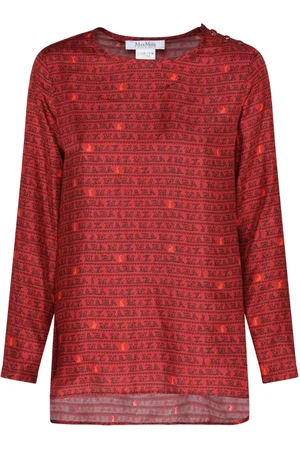 Max Mara Mujer, Blusas y Camisas, Rojo, Talla: 3XS