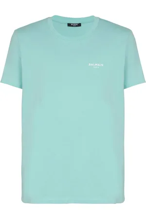 Balmain Hombre, Camisetas, Azul, Talla: 2XL