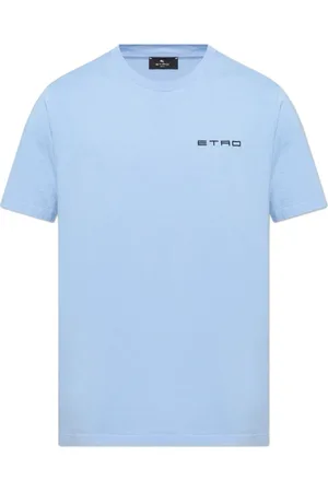 Etro Hombre, Camisetas, Azul, Talla: L
