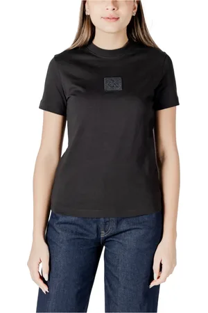 Calvin Klein Mujer, Camisetas, Negro, Talla: L
