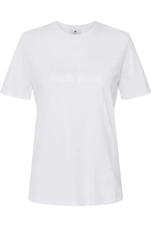 Elisabetta Franchi Mujer, Camisetas, Blanco, Talla: M