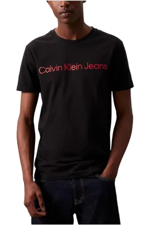 Calvin Klein Hombre, Camisetas, Negro, Talla: S