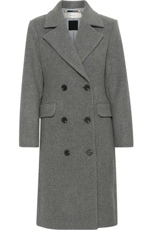 INWEAR Mujer, Abrigos, Gris, Talla: S