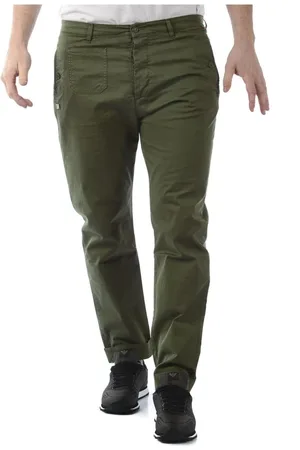 D.A. Daniele Alessandrini Hombre, Pantalones, Verde, Talla: W28