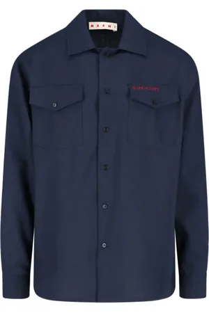 Marni Hombre, Camisas, Azul, Talla: L