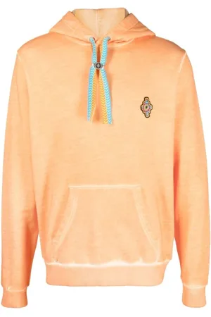 MARCELO BURLON Hombre, Sudaderas, Naranja, Talla: L