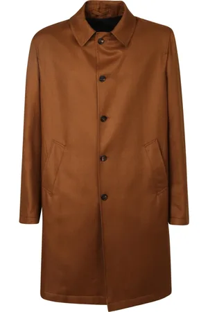 LARDINI Hombre, Abrigos, Marrón, Talla: M