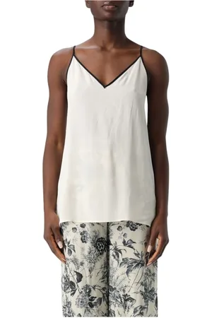 SIMONA CORSELLINI Mujer, Camisetas, Blanco, Talla: S