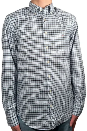 GANT Hombre, Camisas, Azul, Talla: S