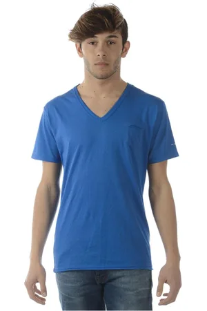 D.A. Daniele Alessandrini Hombre, Camisetas, Azul, Talla: S