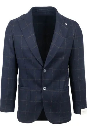 Lubiam Hombre, Chaquetas, Azul, Talla: M