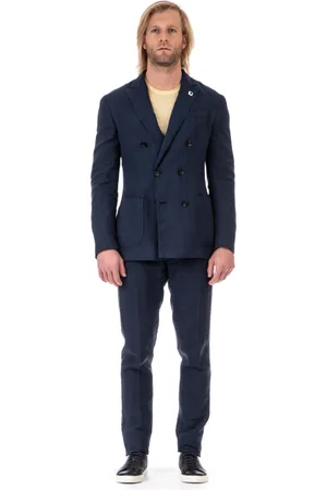 LARDINI Hombre, Trajes, Azul, Talla: L