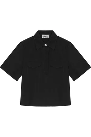 Ganni Mujer, Blusas y Camisas, Negro, Talla: M