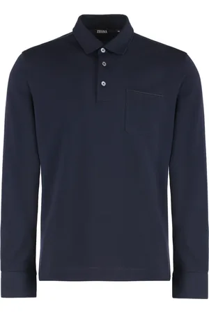 Ermenegildo Zegna Hombre, Camisetas, Azul, Talla: S
