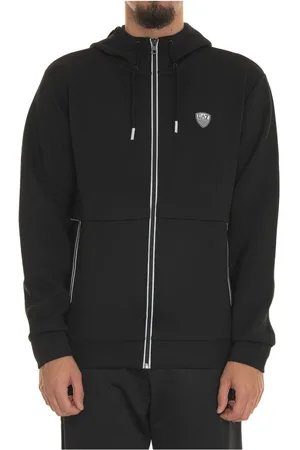 EA7 Hombre, Sudaderas, Negro, Talla: L