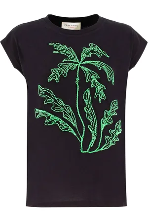 ERMANNO SCERVINO Mujer, Camisetas, Negro, Talla: M