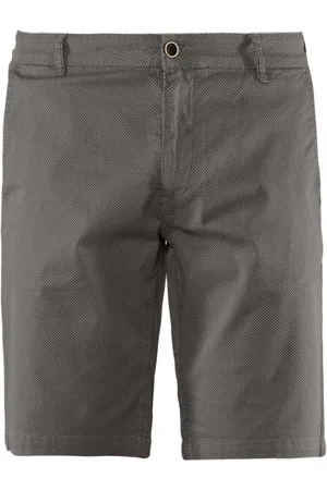 Bomboogie Hombre, Pantalones cortos, Gris, Talla: W28