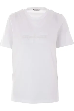 Elisabetta Franchi Mujer, Camisetas, Blanco, Talla: L