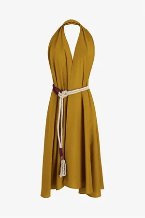 MARE DI LATTE Mujer, Vestidos, Amarillo, Talla: ONE Size