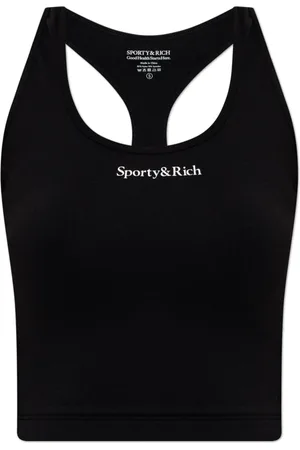 Sporty & Rich Mujer, Camisetas, Negro, Talla: S