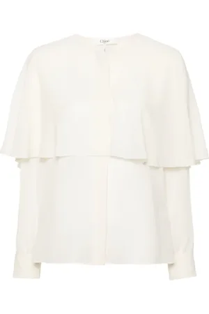 Chloé Mujer, Blusas y Camisas, Blanco, Talla: M