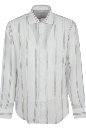 ELEVENTY Hombre, Camisas, Blanco, Talla: L