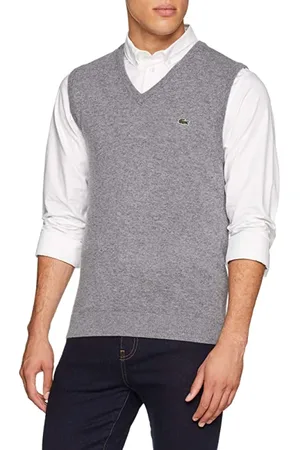 Lacoste Hombre, Jerseys, Gris, Talla: S