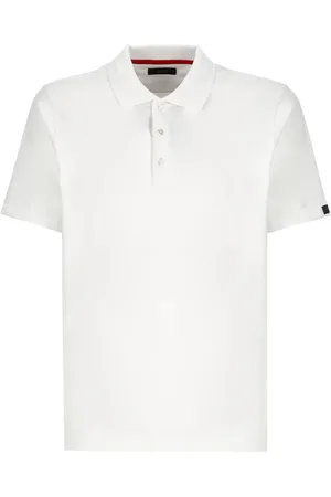 FAY Hombre, Camisetas, Blanco, Talla: M