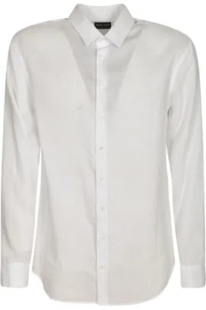 Giorgio Armani Hombre, Camisas, Blanco, Talla: 3XL