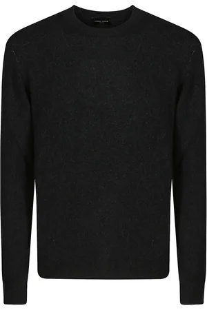 Roberto Collina Hombre, Jerseys, Negro, Talla: 2XL