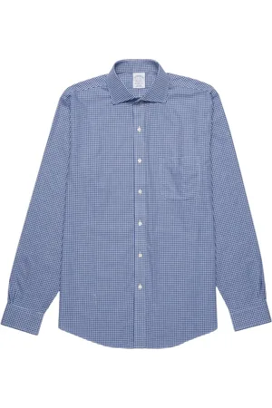 Brooks Brothers Hombre, Camisas, Azul, Talla: L