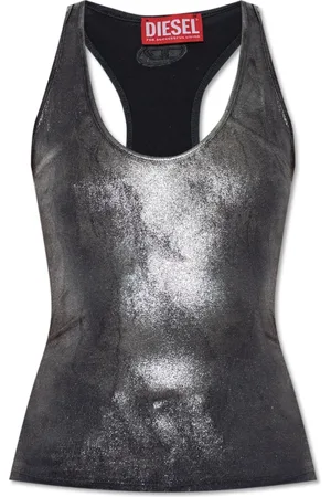Diesel Mujer, Camisetas, Gris, Talla: 2XS