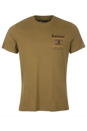 Barbour Hombre, Camisetas, Verde, Talla: XL