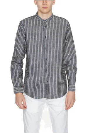 GIANNI LUPO Hombre, Camisas, Gris, Talla: S