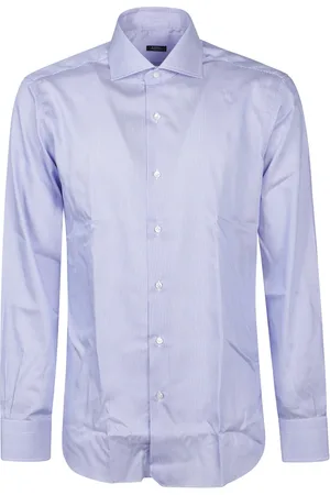 BARBA Hombre, Camisas, Azul, Talla: L