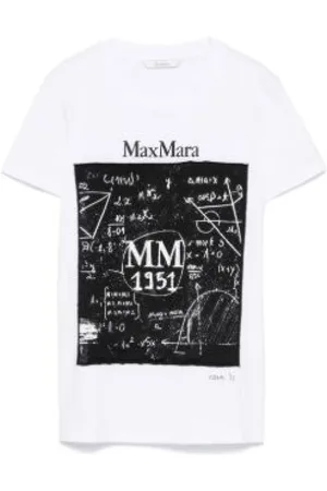 Max Mara Mujer, Camisetas, Blanco, Talla: S