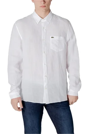 Lacoste Hombre, Camisas, Blanco, Talla: 4XL