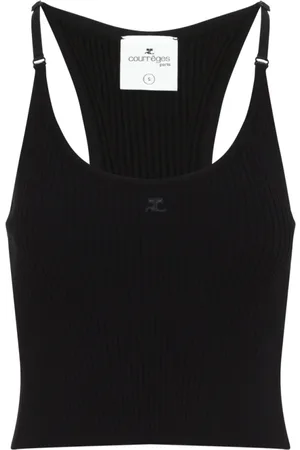 Courrèges Mujer, Camisetas, Negro, Talla: M