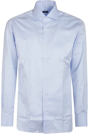 BARBA Hombre, Camisas, Azul, Talla: L