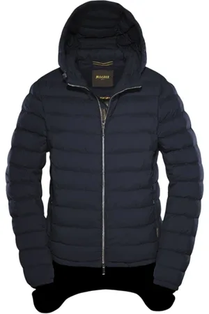 MOORER Hombre, Chaquetas, Azul, Talla: XS