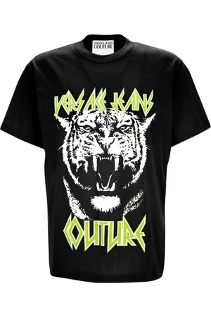 VERSACE Hombre, Camisetas, Negro, Talla: XL