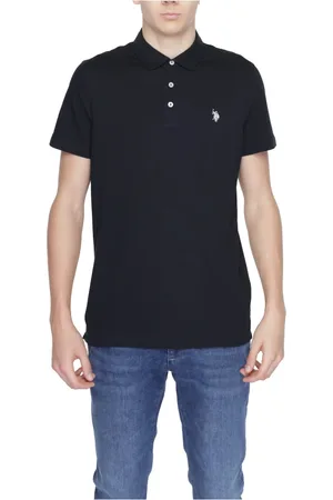 U.S. Polo Assn. Hombre, Camisetas, Negro, Talla: 2XL