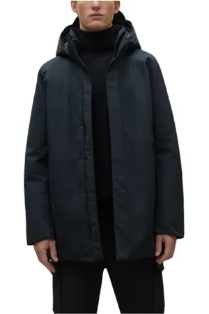 ECOALF Hombre, Abrigos, Negro, Talla: M