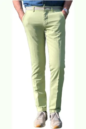 Masons Hombre, Pantalones, Verde, Talla: S