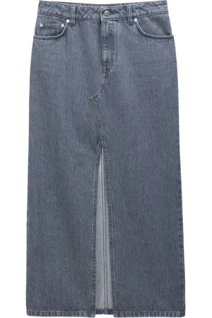 Filippa K Mujer, Faldas, Gris, Talla: M