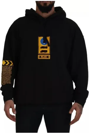 Dolce & Gabbana Hombre, Sudaderas, Negro, Talla: S