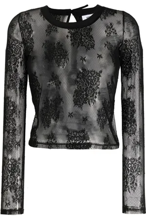 GCDS Mujer, Camisetas, Negro, Talla: M