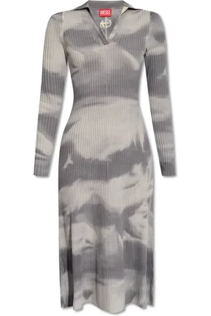 Diesel Mujer, Vestidos, Gris, Talla: XS