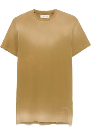 PAURA Hombre, Camisetas, Marrón, Talla: S