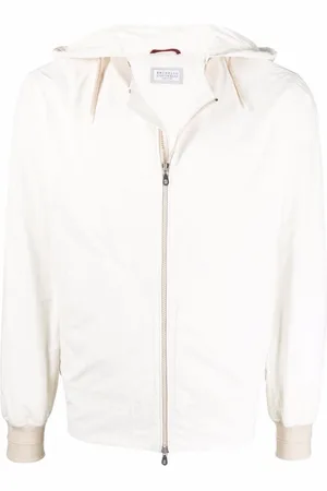 Brunello Cucinelli Hombre, Chaquetas, Blanco, Talla: L